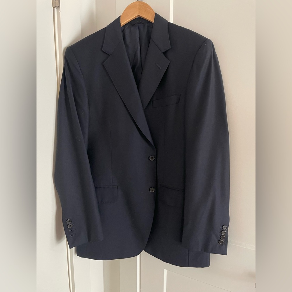 Bespoke 3-Roll-2 Navy Blazer